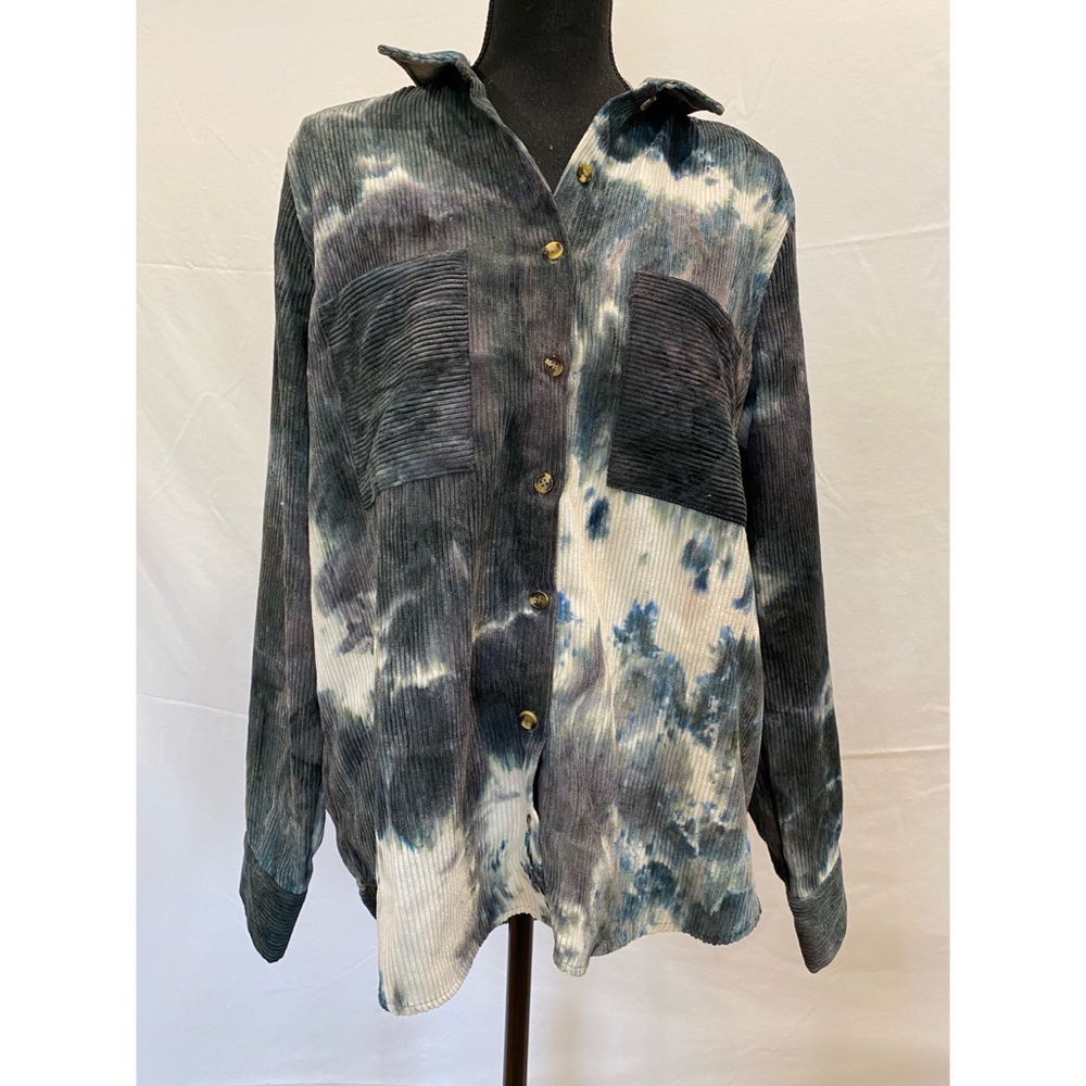 The Beatles "Let It Be" Trendy Tie Dye Shirt W Album Graphic on Back (Sz Large) - Picture 2 of 6